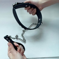 Collier de chien personnalisé pour cosplay d'esclave, collier de flirt, accessoires de bondage BDSM, collier en silicone
