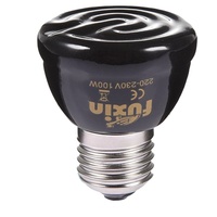 Lampe chauffante pour animaux de compagnie 25W 50W 75W 100W E27, émetteur céramique infrarouge noir, ampoule chauffante, lampe pour reptiles, 220-230V