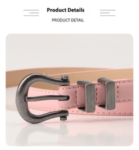 <span class=keywords><strong>Ceinture</strong></span> de style rétro pour femmes de 2cm de large, <span class=keywords><strong>ceinture</strong></span> fine mode couleur argent antique, boucle ardillon en alliage, robe <span class=keywords><strong>chic</strong></span> et décontractée, ceintures de pantalons en PU - Product Image 6