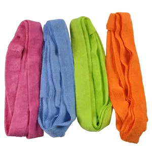 Großhandel saugfähig leicht zu reinigen Mikro faser 80% Polyester 20% Polyamid Stoffst reifen Rolle für Mops Handtuch Stoff