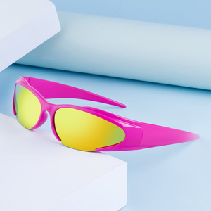 Lunettes de soleil sport Y2K UV400, verres PC anti-vent, pour cyclisme, protection solaire extérieure, unisexe - Product Image 2