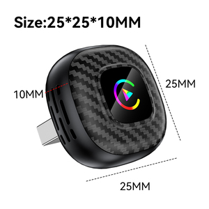 Horizontal <b>USB</b> Port Mini Plug & Play Wireless <b>USB</b> Carplay <b>Adapter</b> 2 in 1 Carplay Dongle for Car - Product Image 6