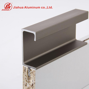 Puxador de alumínio para móveis, preto, escondido, para armário de cozinha, gaveta, alça longa - Product Image 6
