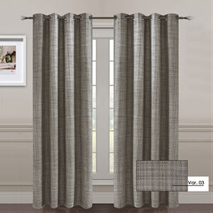 GLOOM LINE - CORTINA DE POLIÉSTER 140X280 CM GRIS PALOMA - Product Image 1
