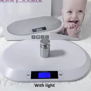 대외 무역 뜨거운 판매 아기 전자 저울 20kg 용량 아기를위한 배터리 구동 디지털 디스플레이 - Product Image 3