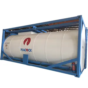 Factory Price Stainless Steel 20FT ISO Chemical hydrochloric acid Tank Container