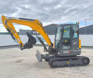 Excavatrice à bras court Shantui SE58SR, mini-pelle de 6 tonnes, moteur Yanmar, excavatrice compacte à rotation rapide, prête pour l'exportation, idéale pour la construction urbaine - Product Image 2