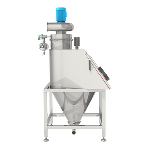 Neue staubfreie Handschuhbox, kleine Beutel-Entleerstation, leicht zu reinigende Entladeausrüstung, Edelstahl, hohe Effizienz, für Zucker und Kaffee - Product Image 3