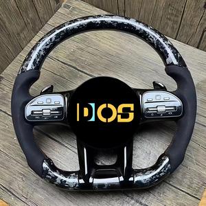 Volant en cuir Dragonfly classique adapté aux <span class=keywords><strong>Mercedes</strong></span>-Benz <span class=keywords><strong>AMG</strong></span> <span class=keywords><strong>GT</strong></span> <span class=keywords><strong>63</strong></span> <span class=keywords><strong>S</strong></span> W205 W166 W177 W204 W217 W222 C63 E63 S63 - Product Image 3