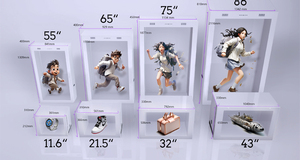 Công nghệ tiên tiến 86inch đằng sau màn hình LCD trong suốt giải pháp hiển thị hình ảnh tuyệt đẹp - Product Image 6