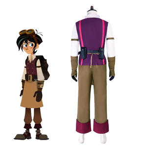 Ume Tangled Series Varian Cosplay disfraz Unisex poliéster Halloween juego de rol TV película inspirado traje - Product Image 3