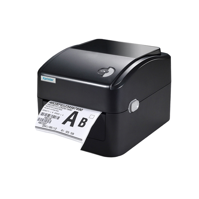 Xprinter XP-420B Wireless Black Thermal Label Printer 203dpi Resolution for Postal Waybill Sticker & FBA Shipping Label Printing