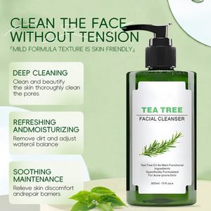 Limpiador Facial de Árbol de Té de 300ml al por Mayor, Fórmula Suave para el Cuidado de la Piel, Limpieza Profunda - Product Image 5
