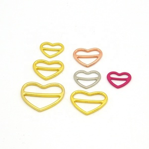 Fibbia in lega a forma di cuore cursori <span class=keywords><strong>per</strong></span> aggiustatori di <span class=keywords><strong>reggiseno</strong></span> 10mm clip in metallo lavabili <span class=keywords><strong>per</strong></span> costumi da bagno abbigliamento intimo - Product Image 5