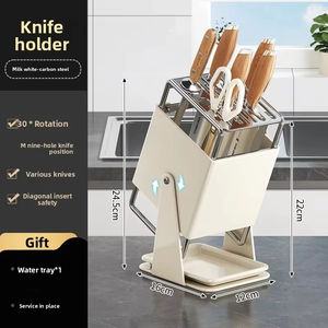 Armoire de rangement en métal pour couteaux, support de rangement de cuisine, gain de place, votre étagère de rangement idéale pour la maison - Product Image 1