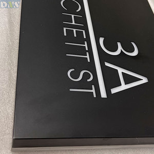 Caja de luz de acero inoxidable negro dorado de alta calidad, letrero con logotipo de señalización, tableros de nombres LED para decoración de tiendas - Product Image 4