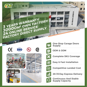 Porte <span class=keywords><strong>de</strong></span> <span class=keywords><strong>garage</strong></span> sectionnelle isolée en acier et mousse PU à contrôle <span class=keywords><strong>automatique</strong></span> et isolation phonique, <span class=keywords><strong>prix</strong></span> distributeur, vente chaude CHI pour les maisons aux États-Unis - Product Image 5