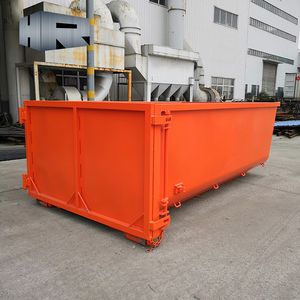 <span class=keywords><strong>Tube</strong></span> rectangulaire personnalisé crochet de recyclage des déchets conteneur élévateur nouvelle gestion des déchets solides bac empilable - Product Image 5