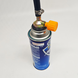 Manguera de Recarga de Butano para Estufa de Gas Portátil con Tapa Naranja para Uso en Exteriores y Camping - Product Image 3
