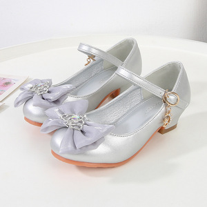 Zapatos de Tacón Alto con Punta Cerrada para Mujer, con Lazo de Diamantes, Lentejuelas y Cristales, para Fiestas, Bodas, Uso Diario, en Rosa, Plateado, Dorado, para Cumpleaños, Estilo Princesa - Product Image 3
