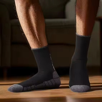 Calcetines Deportivos Personalizados para Hombre, Medias de Fútbol, Baloncesto, Entrenamiento, Antideslizantes, con Agarre, Estilo Crew