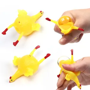 Vent Chicken Ganzes Ei Legehennen Crowded Stress Ball Spielzeug Kinder Tricky Funny Gadgets Spielzeug
