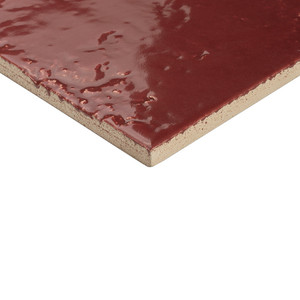 Piastrella Rossa Bahia-13 13x13 Cm Lucida con Bordi Irregolari - Product Image 3