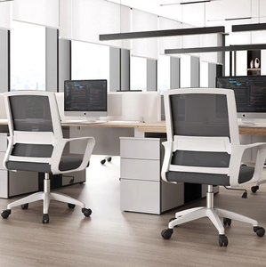 High Quality Wholesale Mesh Fabric Ergonomic Task Office Chair Revolving Chair Mesh - Product Image 3