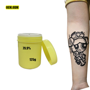 ครีมสักลายพรีเมียม 125 กรัม ปี 2025 ฟรีโลโก้แบบกำหนดเอง 79.9% สำหรับดูแลหลังสัก  ขายส่งจำนวนมาก 79.9% อุปกรณ์เสริมสำหรับสักลายถาวร - Product Image 1
