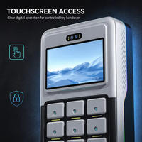 Armoire de gestion intelligente des clés avec écran tactile 13,3 pouces, casier électronique pour clés, système de stockage intelligent des clés