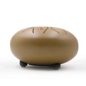 Tamburo a lingua in acciaio dorato da 6 pollici con logo personalizzato, design compatto per bambini, tamburo a mano delicato con LOGO personalizzato - Product Image 3