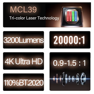 <span class=keywords><strong>Hisense</strong></span> Vidda C3 Ultra Highlight Ver. Projecteur Tri-Laser 4K 3200 Lumens IMAX 3D HDR10+ Zoom Optique 1.67x Android <span class=keywords><strong>TV</strong></span> MEMC - Product Image 2