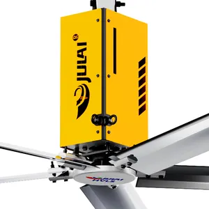 China Factory Supplier JULAI 1.5KW 24FT industrial ceiling fan for Garage Hall Church