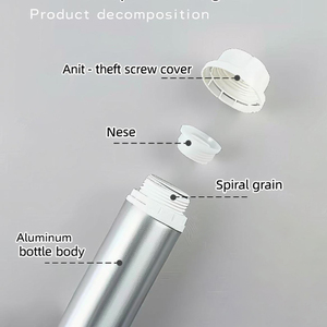 500 मिलीलीटर 1 एल एल्यूमीनियम बोतल तरल एजेंट रासायनिक बोतल आंतरिक ढक्कन सील के साथ 50 मिलीलीटर 250 मिलीलीटर कस्टम धातु इत्र पैकेज बोतल - Product Image 6