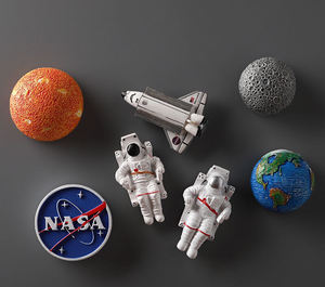 Magnete per Frigorifero 3D <span class=keywords><strong>NASA</strong></span> USA, Souvenir in Resina da Collezione, Regalo Magnetico - Product Image 2