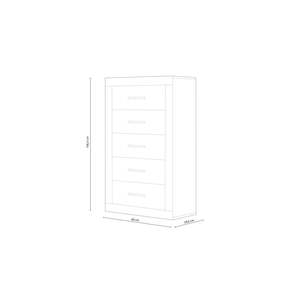 Sinfonier Kira Commode Meuble élégant et élégant - Product Image 1