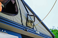 Huntoo Pop up Truck Camper Slide In, coque de camping légère et imperméable pour la benne d'un pick-up, camping hors route