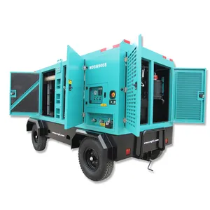 Compressor de ar industrial 900cfm 16bar 25m 3/min, compressor de ar móvel para uso em mineração