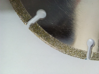 Lame de scie à segmenter électroplaquée au diamant Raydom, soudée au laser, pour la découpe du marbre, accessoires pour outils électriques