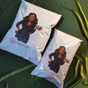 Pink Mail Plant Based Amazon Packing Polymailer Colors Printed Gradient Clothing bags Custom Picture Print For Poly Mailer