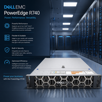Meilleur prix pour serveur rackable R740 2U avec 16 baies de 2,5 pouces, disques durs remplaçables à chaud, stockage d'entreprise en stock