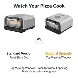 Horno de <span class=keywords><strong>Pizza</strong></span> HY-602 de 13 Pulgadas y 1800W, Estilo <span class=keywords><strong>Chicago</strong></span>, Eléctrico, con Doble Ventana y Función de Ahumado, CE ETL OEM/ODM - Product Image 6