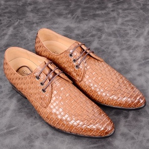 Outdoor <b>Height</b> <b>Increasing</b> Large Sized Shoes Men's Breathable And Fashionable Leather Shoes Business Formal Flat Casual Shoes - Product Image 1