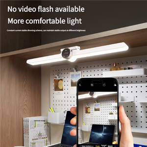 Hấp phụ từ tính Led USB bảng ánh sáng có thể sạc lại đồng hồ điều khiển từ xa thời gian hiển thị điện học tập Đèn bàn - Product Image 3