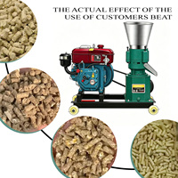 Machine à granulés d'aliments pour animaux domestiques, petite machine à granulés pour poulets, canards, porcs, vaches, mini granulateur d'aliments pour animaux, machine de traitement des granulés