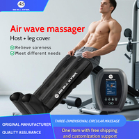 Masseur pour les pieds et les jambes, bottes de compression d'air intelligentes, récupération, relaxation, réglables, AS ALL STAR CE