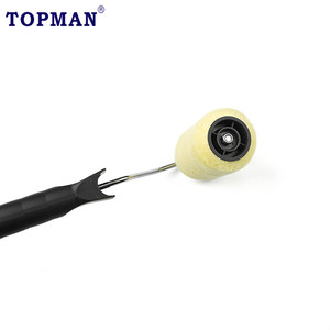 TOPMAN 4 Inch Fixed Style Polyester Shed &amp; Fence <strong>Decking</strong> Paint Roller <strong>Brush</strong> - Product Image 2