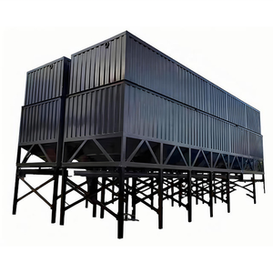 Silos à ciment mobiles de type boîte de haute qualité, réservoirs de stockage de poudre en vrac contrôlables, silos à ciment double couche de 150 tonnes - Product Image 6