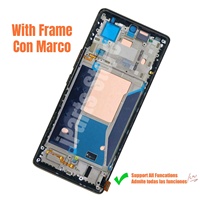 IPARTS Pantalla de Repuesto Nueva para Infinix Note 40 Pro+ Pro Plus 5G X6851B AMOLED Táctil con Marco Frontal OEM