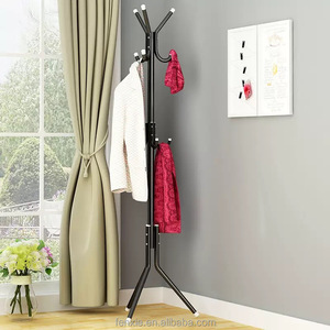 <span class=keywords><strong>Porte</strong></span>-vêtements multifonctionnel et minimaliste intégré du sol au plafond avec étagère <span class=keywords><strong>de</strong></span> rangement pour <span class=keywords><strong>porte</strong></span> et crochets - Product Image 6